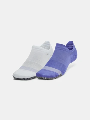 Under Armour Socks UA Breathe 2 No Show Tab 2PK-PPL - Women