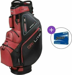 Big Max Dri Lite Sport 2 SET Red/Black Torba na wózek golfowy