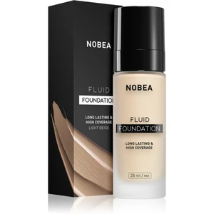 NOBEA Day-to-Day Fluid Foundation dlhotrvajúci make-up odtieň 01 Light beige 28 ml