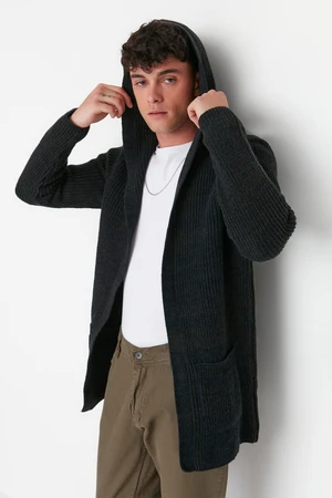 Cardigan da uomo Trendyol Navy