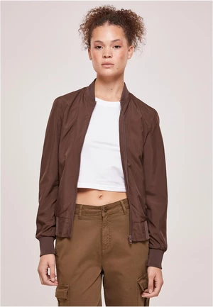 Women's Light Bomber Jacket Brown