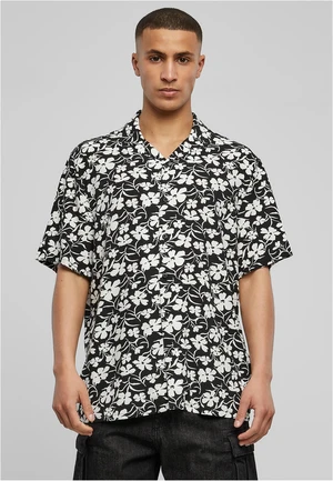 AOP Resort whiteflower viscose shirt