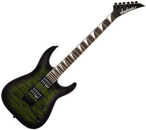 Jackson JS Series Dinky Arch Top JS32Q DKA HT AH Transparent Green Burst Elektromos gitár