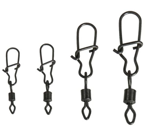 Dam karabinka s obratlíkem effzett d-lock snaps swivel 10 ks - xs 12 kg