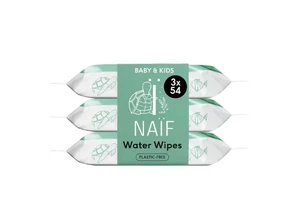 NAÏF Vlhčené obrúsky pre deti a bábätká Baby & Kids (Water Wipes) 3 x 54 ks