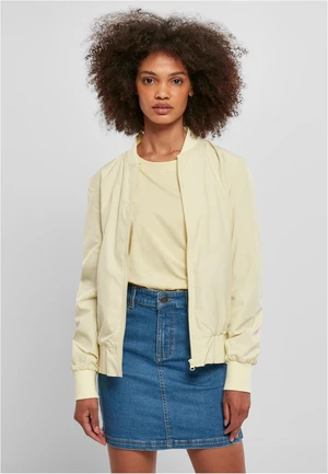 Women's Light Bomber Jacket Soft Yellow