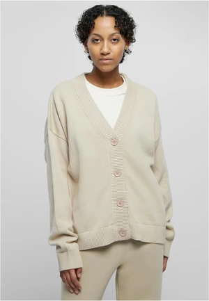 Women's oversized cardigan - beige