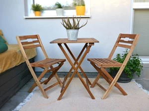 Zahradní židle 2 ks FELIX skládací - POSLEDNÍ SET