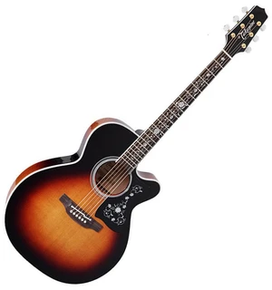 Takamine EF450C-TT Guitare Jumbo acoustique-électrique