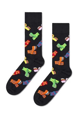 Ponožky Happy Socks x Elton John Disco Shoes čierna farba