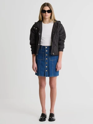 Big Star Woman's Skirt 120192 Dark Denim-538