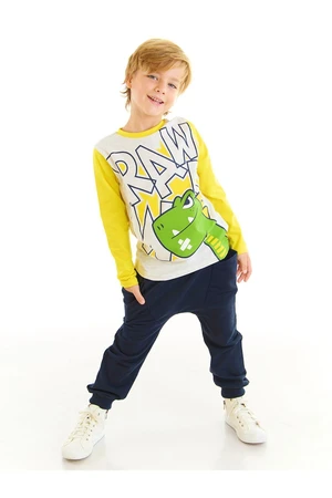 Denokids Rawr Dino Boys T-shirt Trousers Set