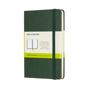 MOLESKINE Zápisník tvrdý čistý zelený S (192 strán)