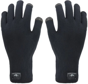 Sealskinz Waterproof All Weather Ultra Grip Knitted Glove Black M guanti da ciclismo