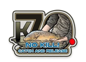 4anglersdesign samolepka 53 k70 no kill catch and release