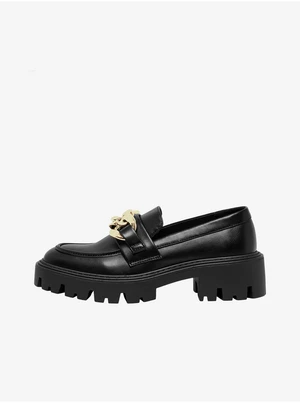 Black Women Moccasins ONLY Betty - Women