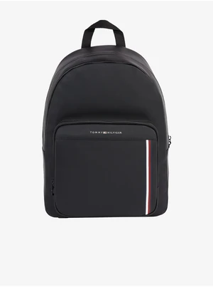 Black Men's Tommy Hilfiger Pique Backpack - Men's