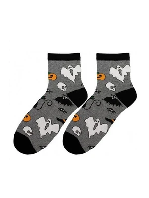 Bratex Popsox Halloween 5643 Women's Socks 36-41 Grey D-025