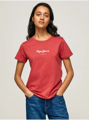 Red Women's T-Shirt Pepe Jeans - Women