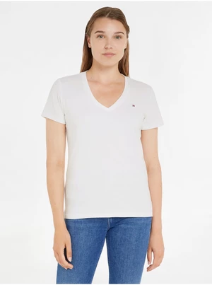 White Women's T-Shirt Tommy Hilfiger - Women