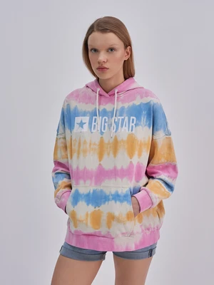 Big Star Woman's Hoodie 171502 Multicolor