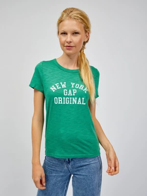 Zelené dámské tričko GAP original New York