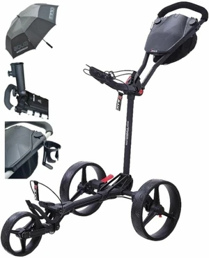 Big Max Blade Trio Deluxe SET Phantom Black Trolley manuale golf