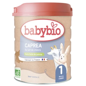 BABYBIO Caprea 1 plnotučné kozí kojenecké bio mléko 800 g