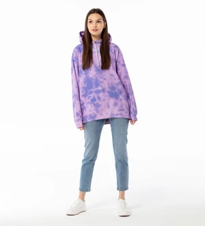 Mr. GUGU & Miss GO Woman's Tie Dye Hoodie OVS-FM 2432