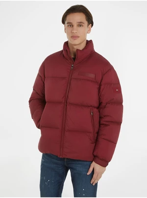 Red men's down jacket Tommy Hilfiger