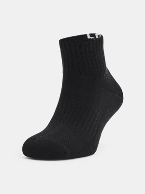 Under Armour Socks Core QTR 3PK-BLK - unisex