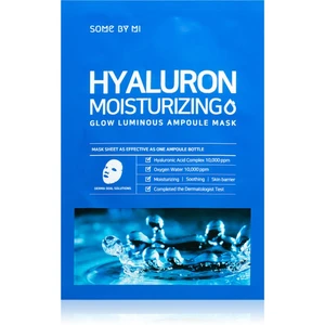 Some By Mi Glow Luminous Hyaluron Moisturizing hydratační plátýnková maska s kyselinou hyaluronovou 25 g