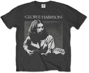 George Harrison Camiseta de manga corta Live Portrait Black XL