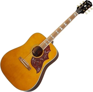 Epiphone Masterbilt Hummingbird Aged Natural Antique Guitare Dreadnought acoustique-électrique