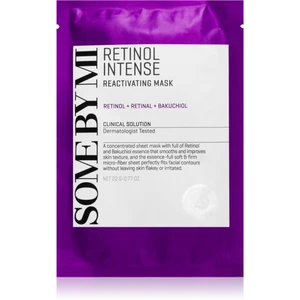 Some By Mi Retinol Intense Reactivating Mask protivrásková plátenná maska pre zrelú pleť 22 g