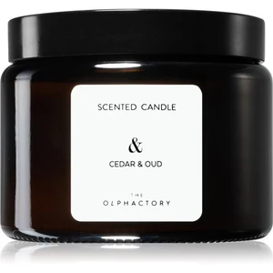 Ambientair The Olphactory Cedar & Oud vonná sviečka (brown) & 360 g