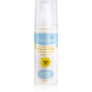 Childs Farm Spray Sun Lotion dětský sprej na opalování SPF 50+ 100 ml