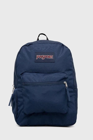 Ruksak Jansport tmavomodrá farba, veľký, jednofarebný