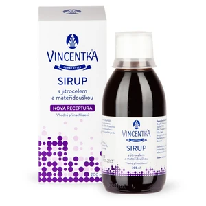 VINCENTKA Sirup materina dúška + skorocel 200 ml