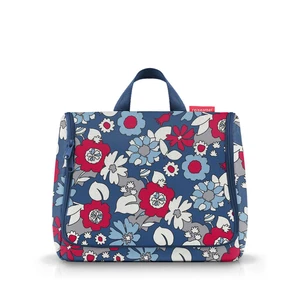 Toaletní taštička Reisenthel Toiletbag XL Florist indigo