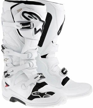 Alpinestars Tech 7 Boots White 47 Cizme de motocicletă