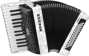 Hohner Bravo II 60 Biała Akordeon klawiszowy