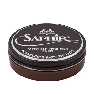 Saphir Vosk na topánky Saphir Wax Polish Medaille d'Or Traveler's Pate de Luxe (75 ml) - Light Brown