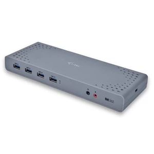 Dokovacia stanica i-tec USB 3.0 / USB-C Dual Display (CADUAL4KDOCK) dokovacia stanica • pripojenie cez USB 3.0/USB-C • 2× HDM + 2× DisplayPort • 6× US