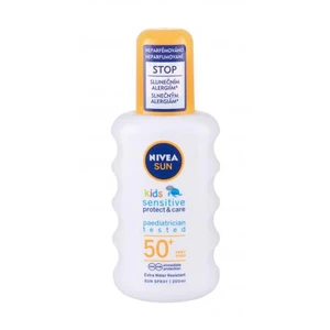 Nivea Sun Kids Protect & Sensitive Sun Spray SPF50+ 200 ml opalovací přípravek na tělo pro děti