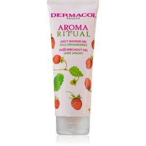 Dermacol Aroma Ritual Wild Strawberries svieži sprchový gél 250 ml