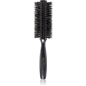 Janeke Black Line Tumbled Wood Hairbrush Ø 55mm guľatá kefa na vlasy so štetinami z nylonu a diviaka