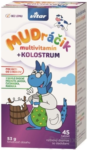 VITAR MUDráčik multivitamín + kolostrum