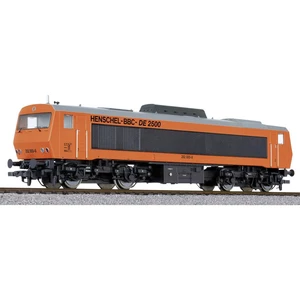 Liliput L132056 Dieselový rušeň H0 DE 2500 Henschel-BBC 202 003-0 červeno-oranžová AC verzia
