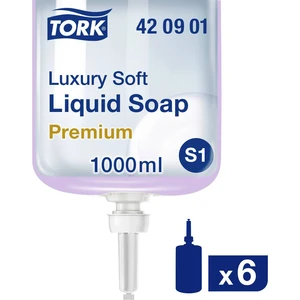 TORK Luxury Soft 420901 tekuté mydlo 1 l 6 ks